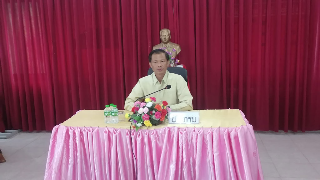 ກອງປະຊຸມທາບທາມເອົາບຸກຄະລາກອນເຂົ້າໃສ່ຕໍາແໜ່ງຫົວໜ້າ ແລະ ຮອງຂະແໜງ ຂອງພະແນກ ຕສ ແຂວງຈໍາປາສັກ